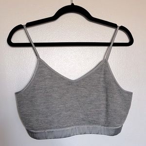 Cashmere Sleeveless Crop Top
